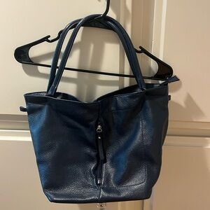 Blue Lemon blue leather bag, removable shoulder strap, great condition, leather